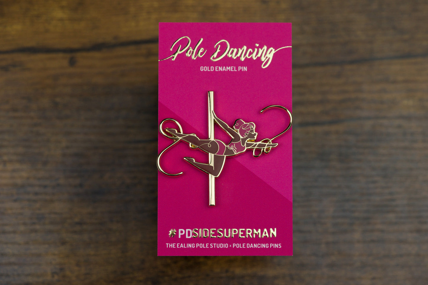 Side Superman Enamel Pin