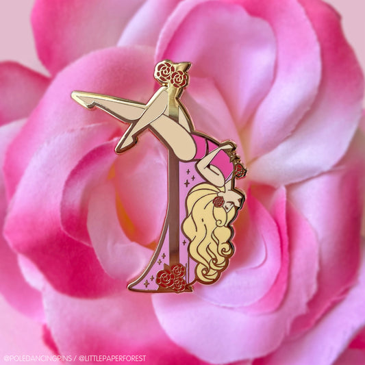 Sleeping Beauty (Blonde) Enamel Pin