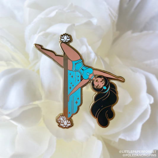 Jasmine Enamel Pin