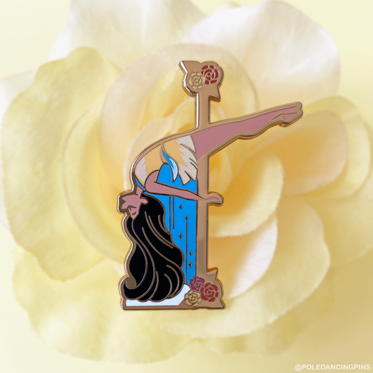 Waterfall Pole Enamel Pin