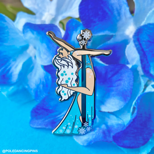 Figure Skater (White Hair) Enamel Pin