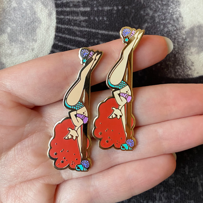 Mermaid (Red Hair) Enamel Pin